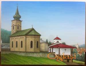 Umjetnička slika - Crkva u vlasenici